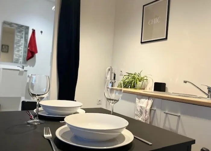 Semesterbostad Cosy Rent Studio 1tv - Wifi Proche Gare